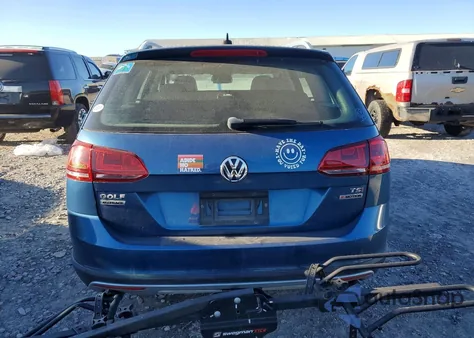 2017 Volkswagen Golf Alltrack S из США, поврежденный, VIN 3VWH17AU5HM518069